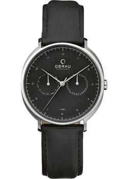 

fashion наручные мужские часы Obaku V193GMCBRB. Коллекция Leather