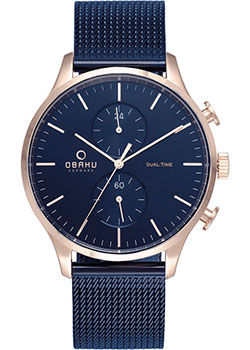 

fashion наручные мужские часы Obaku V196GUVLML. Коллекция Mesh