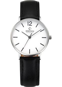 

fashion наручные женские часы Obaku V197LXCWRB. Коллекция Leather