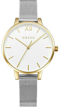 fashion наручные  женские часы Obaku V209LXGIMC. Коллекция Mesh