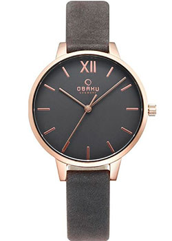 

fashion наручные женские часы Obaku V209LXVJRJ. Коллекция Leather