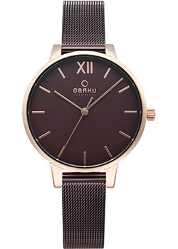

fashion наручные женские часы Obaku V209LXVNMN. Коллекция Mesh