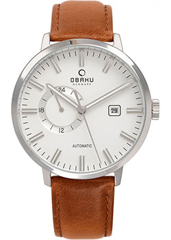 

fashion наручные мужские часы Obaku V210GTCIRZ. Коллекция Leather