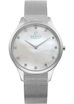 fashion наручные  женские часы Obaku V217LXCWMC. Коллекция Mesh - фото 1