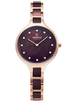 

fashion наручные женские часы Obaku V218LXVNSN. Коллекция Links