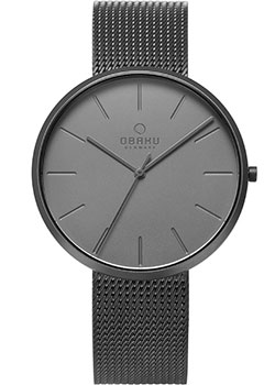 fashion наручные  мужские часы Obaku V219GXUUMU. Коллекция Mesh - фото 1