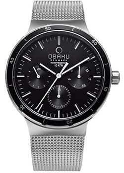

fashion наручные мужские часы Obaku V220GMCBMC. Коллекция Mesh
