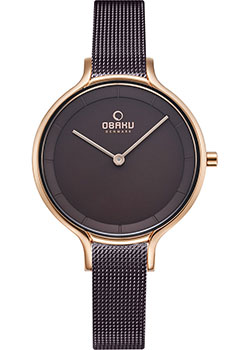 

fashion наручные женские часы Obaku V228LXVNMN. Коллекция Mesh