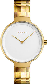 

fashion наручные женские часы Obaku V231LXGIMG. Коллекция Mesh