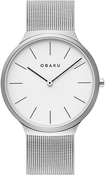 fashion наручные  мужские часы Obaku V240GXCWMC. Коллекция Mesh - фото 1