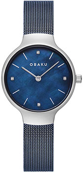 fashion наручные  женские часы Obaku V241LXCLML. Коллекция Mesh - фото 1