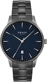 fashion наручные  мужские часы Obaku V247XDULSU. Коллекция Links - фото 1