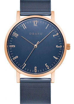 fashion наручные  мужские часы Obaku V248GXVLML. Коллекция Mesh - фото 1