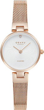 fashion наручные  женские часы Obaku V256SXVIMV. Коллекция Diamant - фото 1