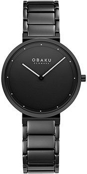 fashion наручные  женские часы Obaku V258LXBBSB. Коллекция Links - фото 1