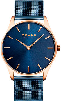 fashion наручные  мужские часы Obaku V260GXVLML. Коллекция Mesh - фото 1