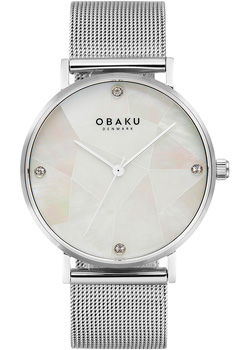 fashion наручные  женские часы Obaku V268LXCWMC. Коллекция Mesh - фото 1