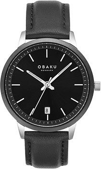 fashion наручные  мужские часы Obaku V270GDABRB. Коллекция Salvie - фото 1