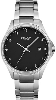 fashion наручные  мужские часы Obaku V272GDTBST. Коллекция Link - фото 1