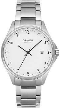 fashion наручные  мужские часы Obaku V272GDTWST. Коллекция Link - фото 1