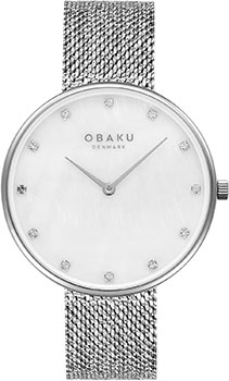 fashion наручные  женские часы Obaku V288LXCWHC. Коллекция Mesh - фото 1