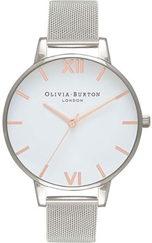 

fashion наручные женские часы Olivia Burton OB16BD97. Коллекция White Dial Mesh