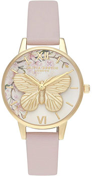 

fashion наручные женские часы Olivia Burton OB16EG125. Коллекция Pretty Blossom
