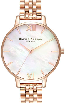 

fashion наручные женские часы Olivia Burton OB16MOP03. Коллекция Mother of Pearl Bracelet
