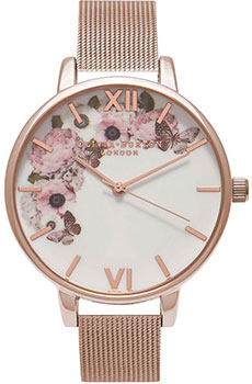 

fashion наручные женские часы Olivia Burton OB16WG18. Коллекция Signature Florals