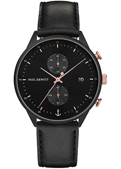 

fashion наручные мужские часы Paul Hewitt PH-C-B-BSR-2M. Коллекция Chrono Line