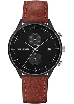 

fashion наручные мужские часы Paul Hewitt PH-C-B-BSS-1M. Коллекция Chrono Line
