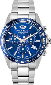 

fashion наручные мужские часы Philip watch 8273607005. Коллекция Caribe Chrono
