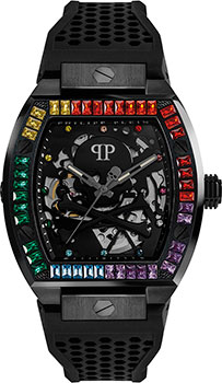 fashion наручные  мужские часы Philipp Plein PWBAA0621. Коллекция The Skeleton - фото 1