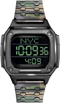 fashion наручные  мужские часы Philipp Plein PWHAA0921. Коллекция Hyper Shock - фото 1