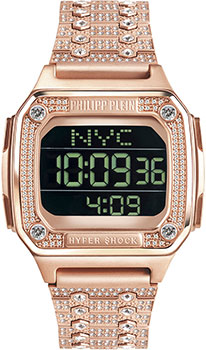 fashion наручные  мужские часы Philipp Plein PWHAA1221. Коллекция Hyper Shock - фото 1