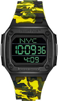 fashion наручные  мужские часы Philipp Plein PWHAA1722. Коллекция Hyper Shock - фото 1