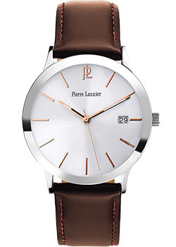 

fashion наручные мужские часы Pierre Lannier 252D124. Коллекция Elegance Style