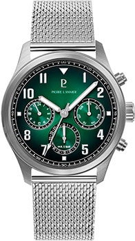 

fashion наручные мужские часы Pierre Lannier 257H171. Коллекция Aviateur
