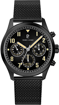 fashion наручные мужские часы Pierre Lannier 258M439 Коллекция Aviateur 17990₽