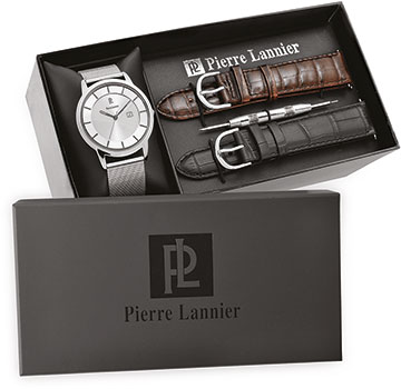 

fashion наручные мужские часы Pierre Lannier 365D128. Коллекция Coffrets