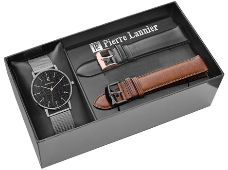 

fashion наручные мужские часы Pierre Lannier 378A438. Коллекция Coffrets