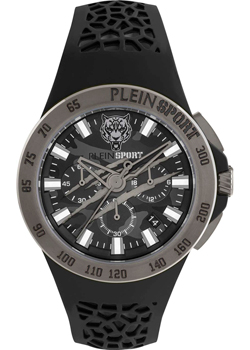 

fashion наручные мужские часы Plein Sport PSABA0123. Коллекция THUNDERSTORM CHRONO