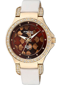 

Японские наручные женские часы Q&Q DA81J102. Коллекция Attractive