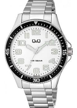 

Японские наручные мужские часы Q&Q QB64J204. Коллекция Кварцевые
