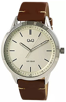 

Японские наручные мужские часы Q&Q QB80J301. Коллекция Кварцевые