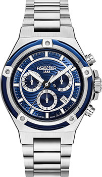 

Швейцарские наручные мужские часы Roamer 221.837.41.45.20. Коллекция Tempomaster