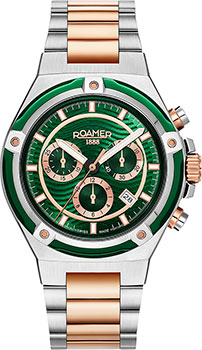 

Швейцарские наручные мужские часы Roamer 221.837.49.75.20. Коллекция Tempomaster