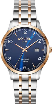 

Швейцарские наручные мужские часы Roamer 509.833.49.44.20. Коллекция Seehof