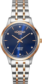 

Швейцарские наручные женские часы Roamer 509.847.49.40.20. Коллекция Seehof
