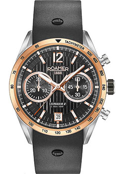 

Швейцарские наручные мужские часы Roamer 510.902.39.54.05. Коллекция Superior